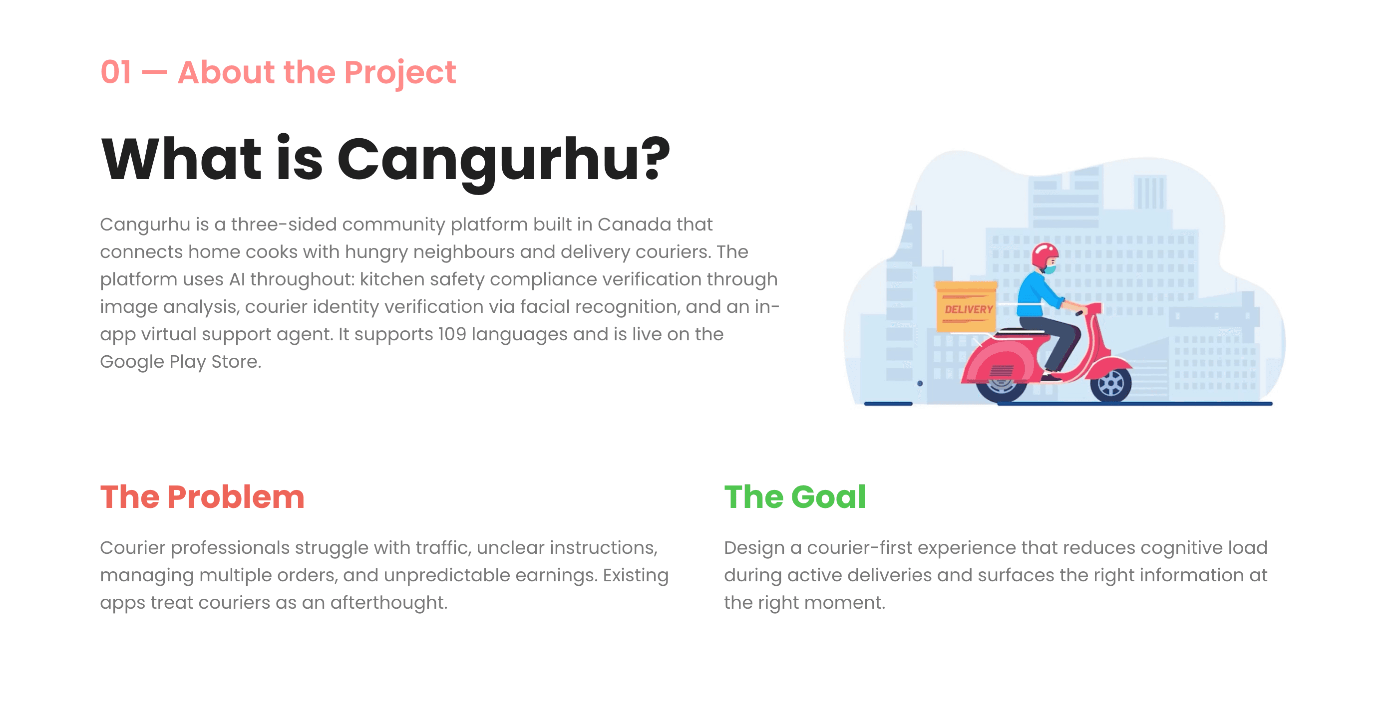 Cangurhu user journey and wireframes