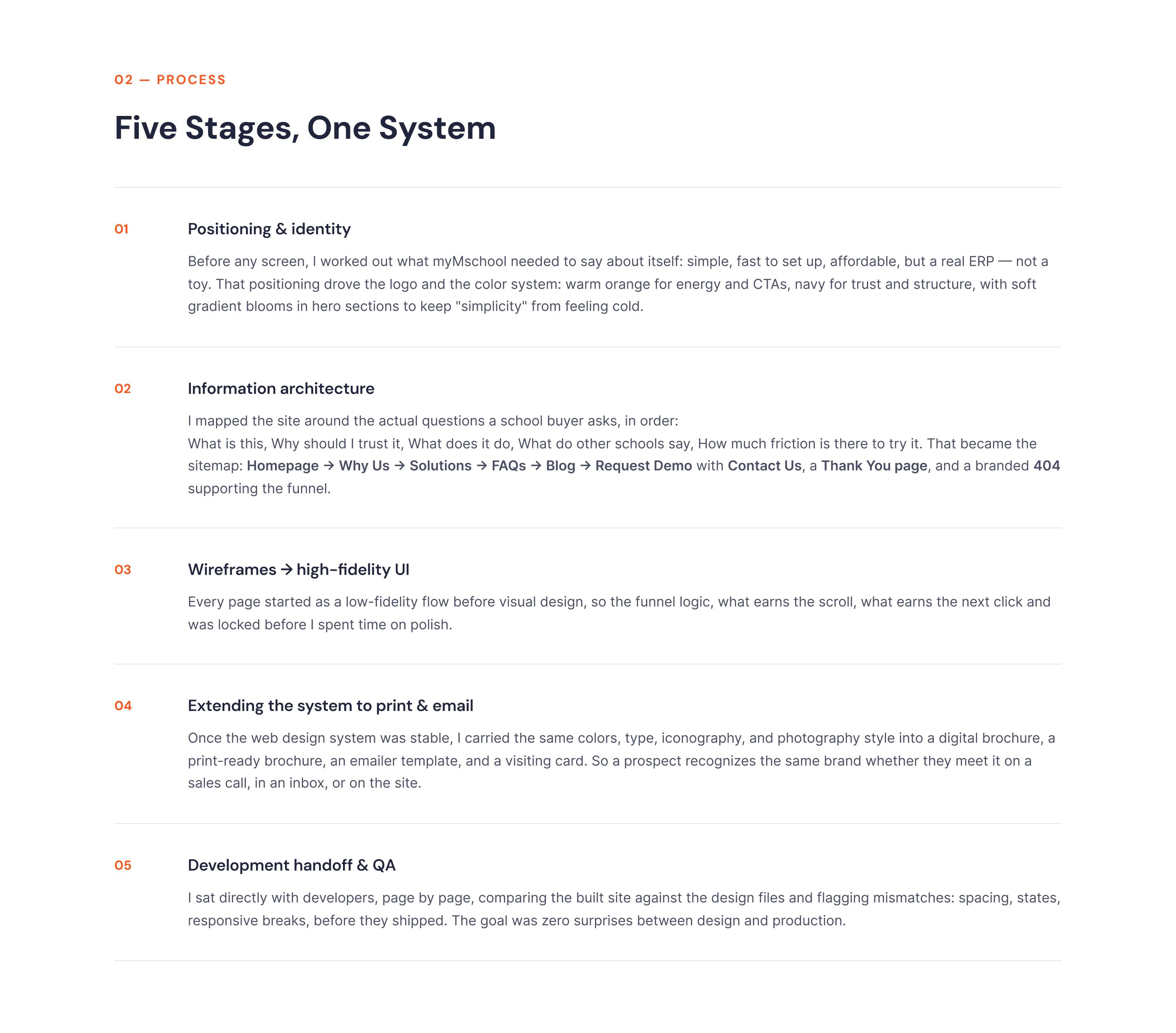 myMschool dashboard architecture